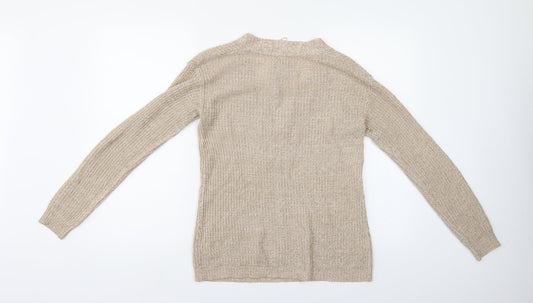Papaya Womens Brown Pullover Jumper Size S