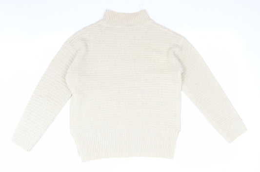 Select Womens Ivory Knit Pullover Jumper Size 10