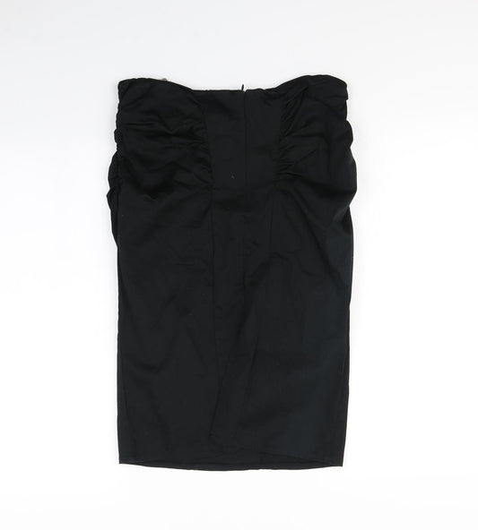 River Island Womens Black Straight & Pencil Skirt Size 10
