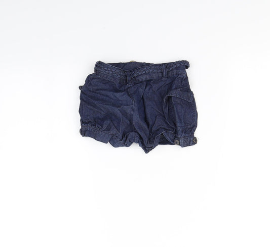 Girl 2 Girl Girls Blue Cargo Shorts Size 3 Years