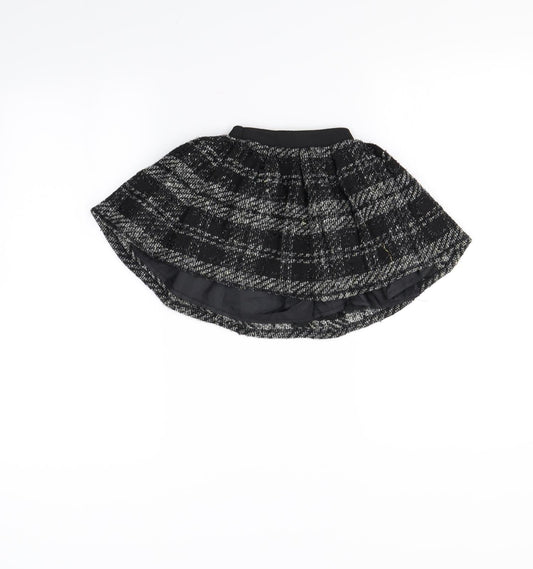 Preworn Girls Black Flare Skirt Size 4 Years
