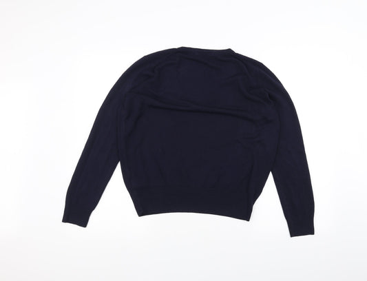 Marks and Spencer Womens Blue Pullover Jumper Size 10