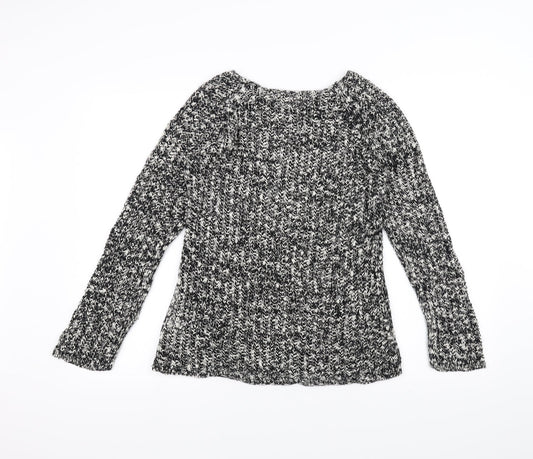 Label Lab Womens Black Pullover Jumper Size 12