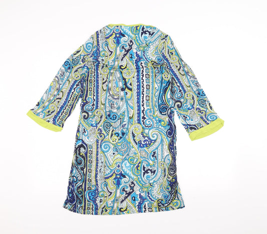 Wallis Womens Blue A-Line Size S