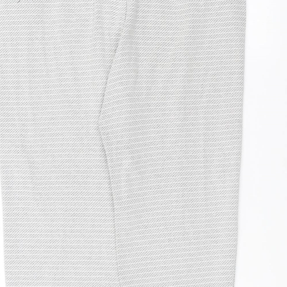 NEXT Womens White Trousers Size 8 L25 in