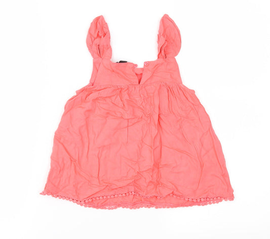 Primark Girls Pink Basic Blouse Size 5-6 Years
