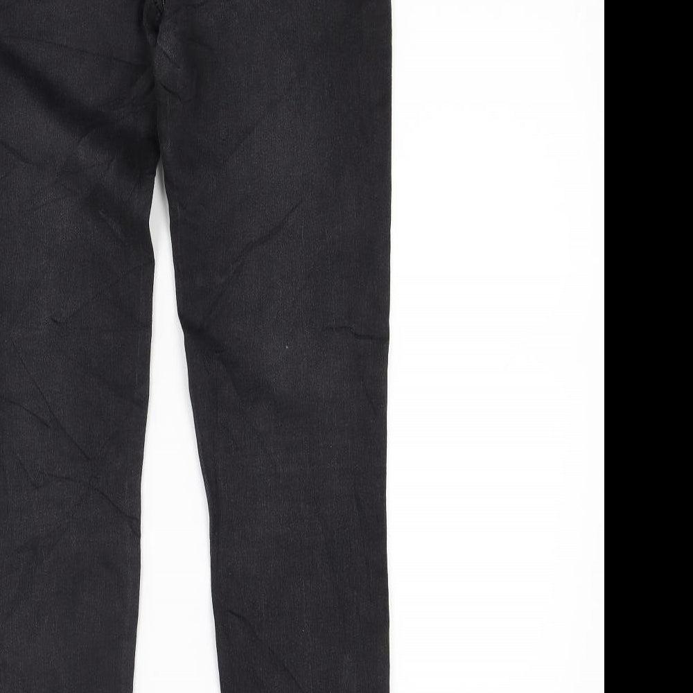 Miss girl Womens Black Denim Skinny Jeans Size 8 L27 in