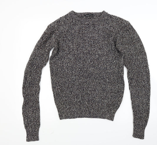 Ceader wood state Mens Brown Knit Pullover Jumper Size S
