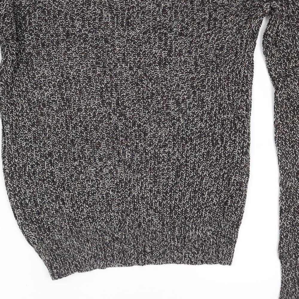 Ceader wood state Mens Brown Knit Pullover Jumper Size S