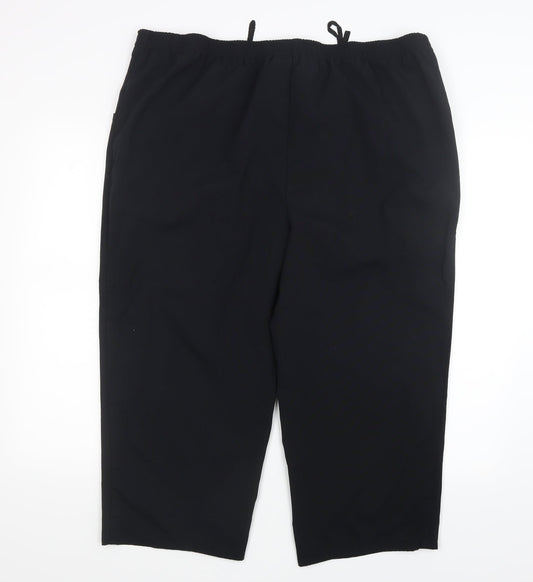 Trevira Womens Black Trousers Size 28 L22 in