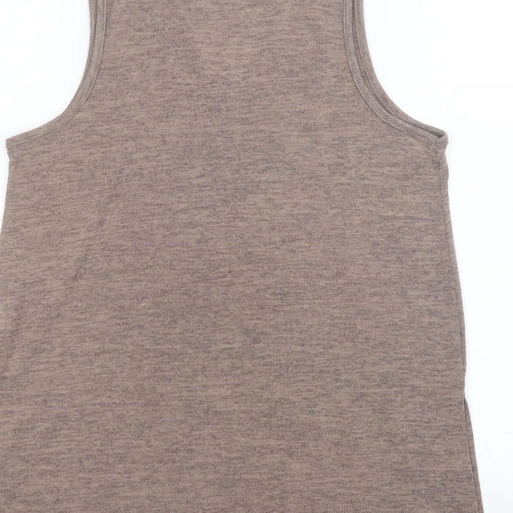 River Island Womens Beige Basic T-Shirt Size 10