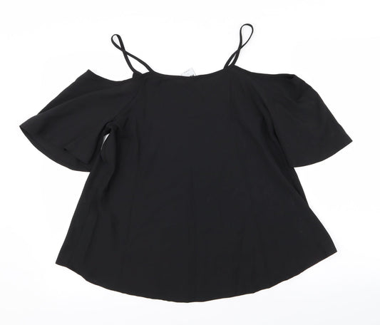 VERO MODA Womens Black Camisole Tank Size S