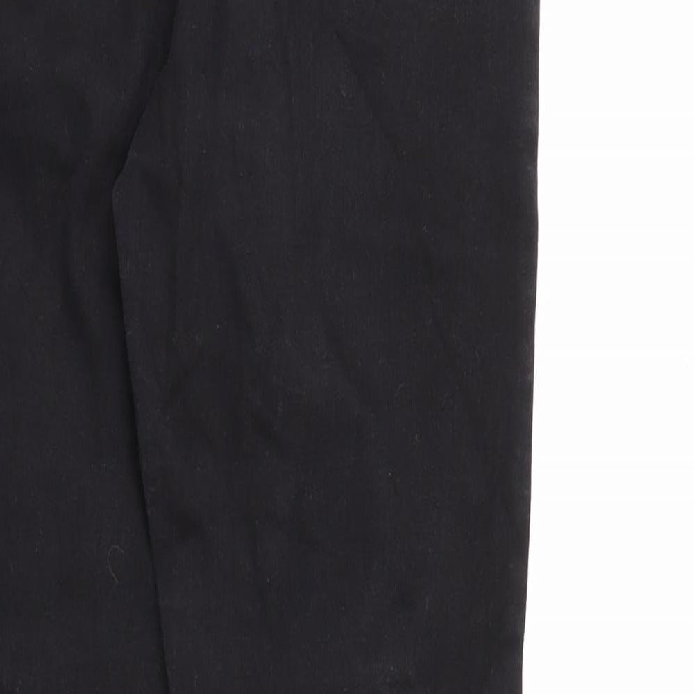 Denim &co Womens Black Houndstooth Skinny Jeans Size 10 L30 in