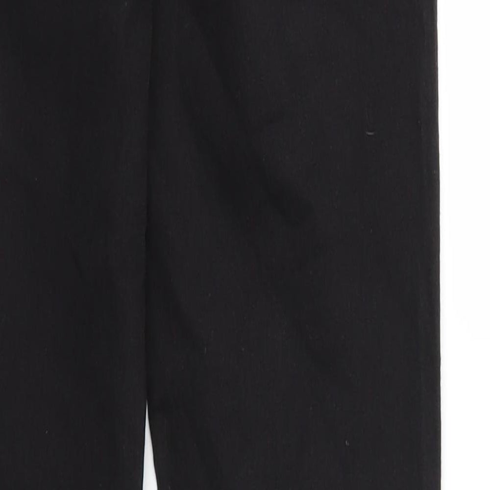 Denim & Co. Womens Black Jegging Trousers Size 10 L28 in - Stretch waistband
