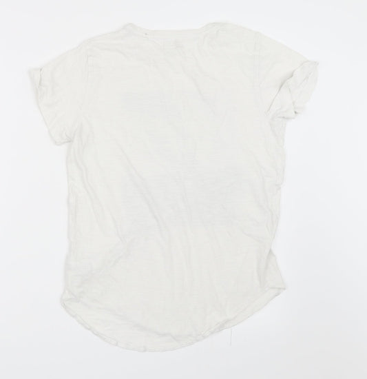 NEXT Boys White Basic T-Shirt Size 12 Years - skating