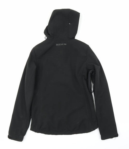 Rodeo Womens Black Windbreaker Jacket Size 8