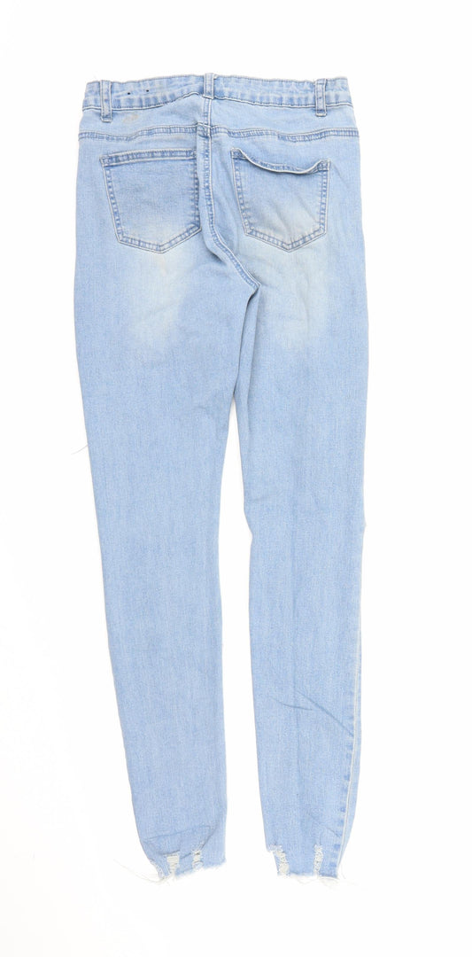 Sinner Womens Blue Denim Skinny Jeans Size 12 L29 in