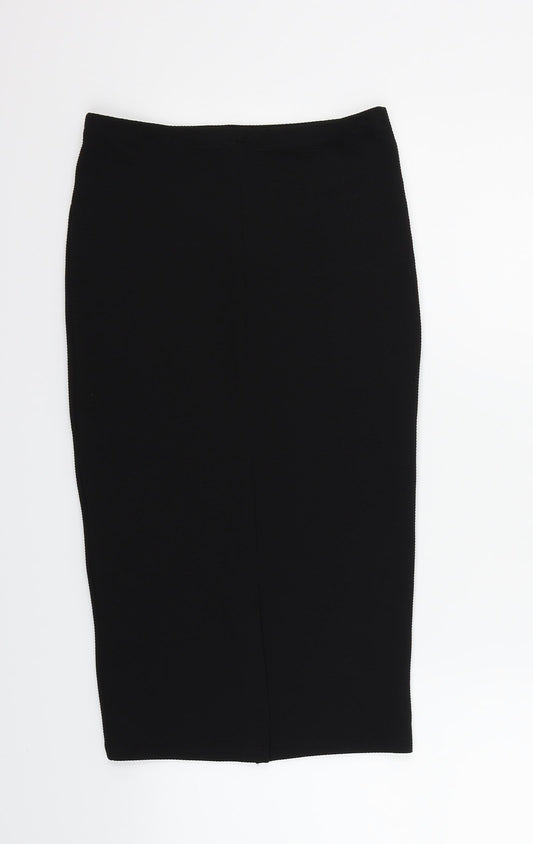 Papaya Womens Black Flare Skirt Size 8