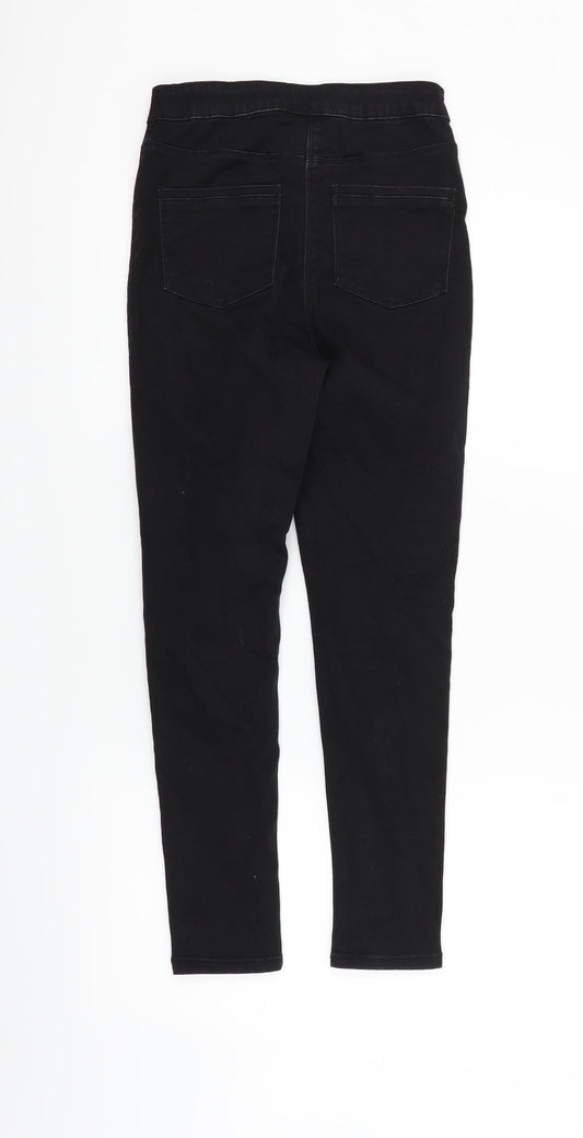 Candy Womens Black Trousers Size 12 L24 in