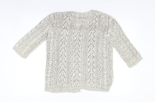 Saloos Womens Beige Cardigan Jumper Size L