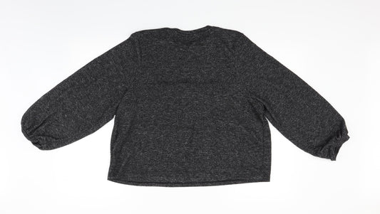 Zara Womens Grey Pullover Jumper Size M