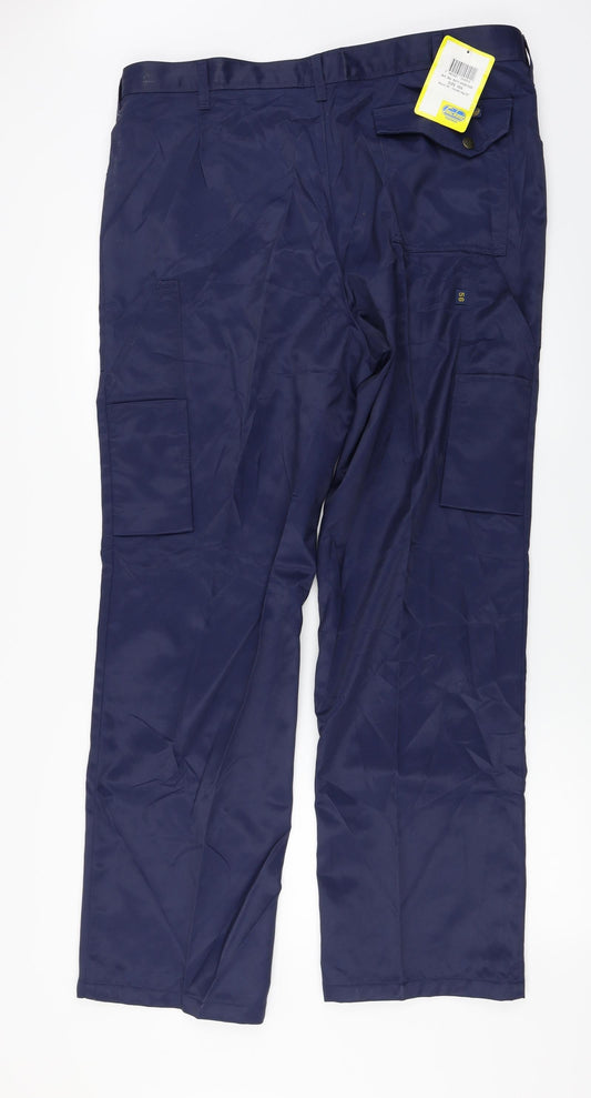 znickerz Womens Blue Trousers Size 39 in L32 in