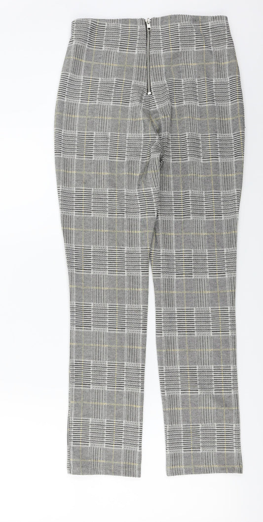 H&M Womens Grey Trousers Size S L26 in