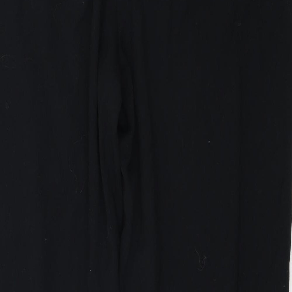 Marks and Spencer Womens Black Trousers Size 12 L24 in