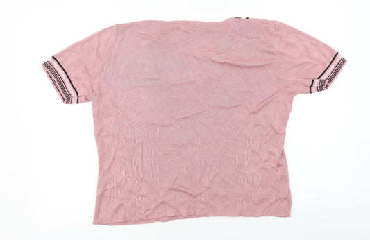 BHS Womens Pink Pullover Jumper Size 16