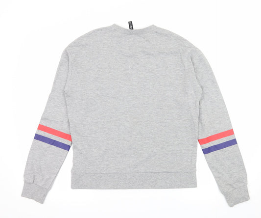 Divided by H&M Womens Grey Jersey Pullover Sweatshirt Size XS - NASA
