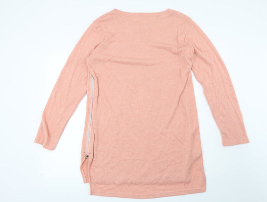 Preworn Womens Pink Pullover Jumper Size XL