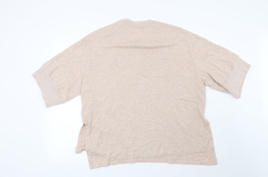 Zara Womens Pink Pullover Sweatshirt Size M
