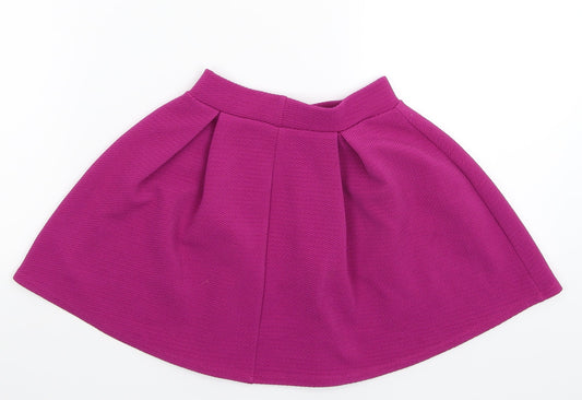 Preworn Girls Pink A-Line Skirt Size S