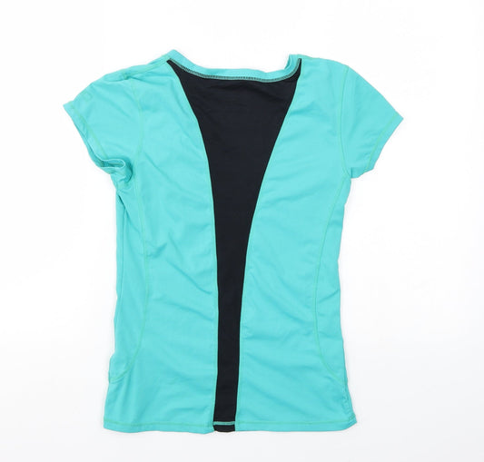 IQ Womens Green Jersey T-Shirt Size S - biking top