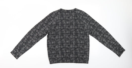 NEXT Womens Black Check Jacket Size S - lightweight summer jacket