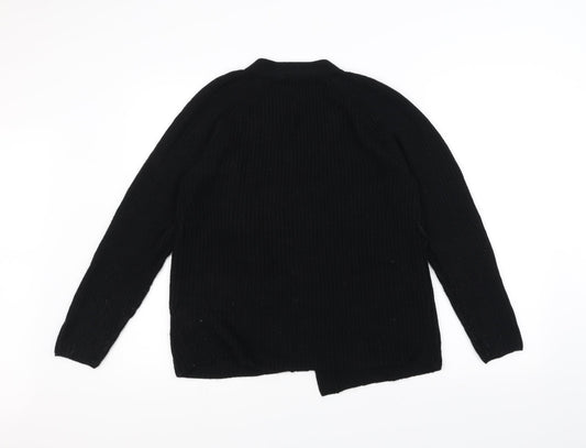 Brave Soul Womens Black Knit Jacket Coatigan Size S