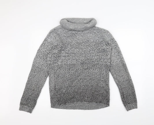 soyacanept Womens Grey Pullover Jumper Size M