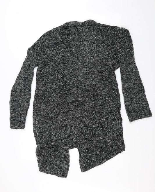 H&M Womens Grey Knit Jacket Coatigan Size XS