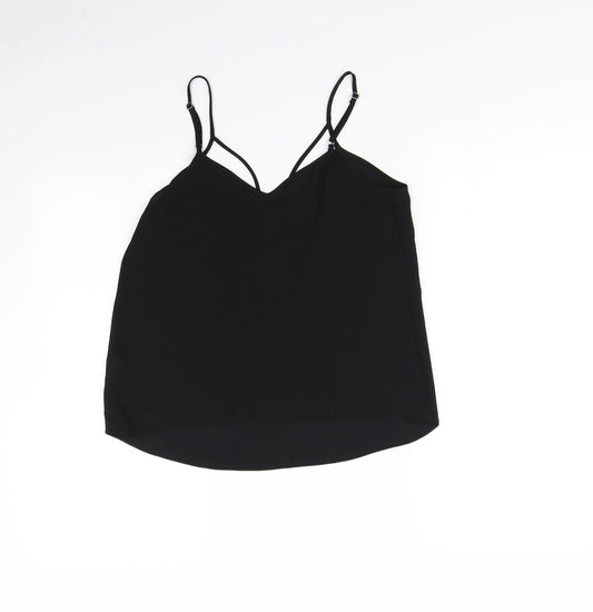 River Island Womens Black Basic Tank Size 8