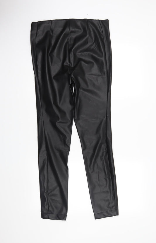 NEXT Womens Black Trousers Size 12 L29 in