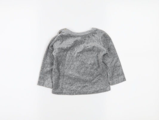 Lupilu Boys Grey Pullover Jumper Size 6-9 Months