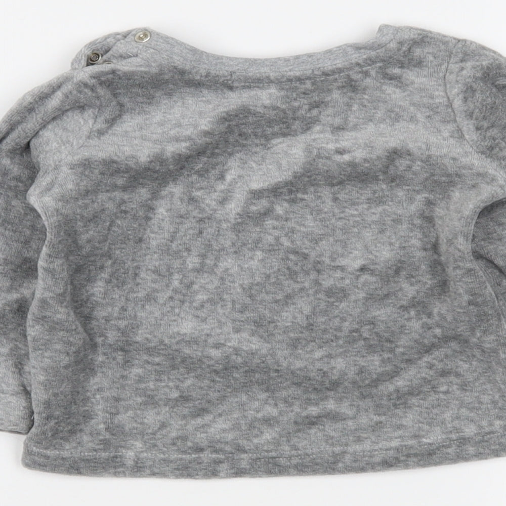 Lupilu Boys Grey Pullover Jumper Size 6-9 Months