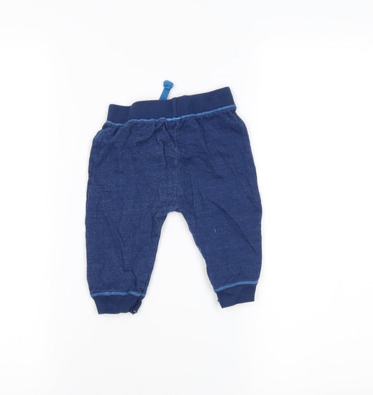 Lullaby Boys Blue Jogger Trousers Size 6-9 Months