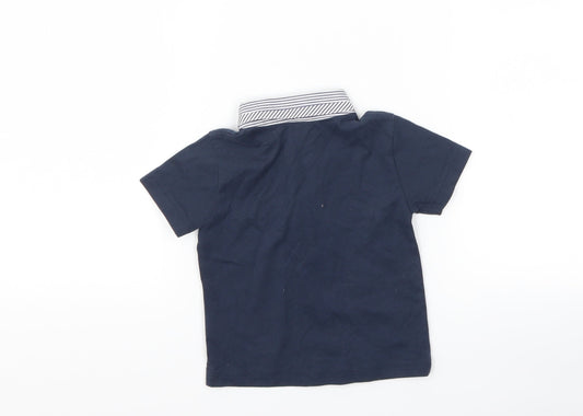 NEXT Boys Blue Basic Polo Size 3-6 Months