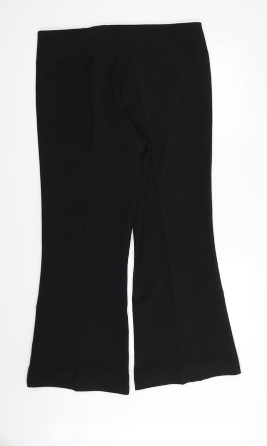 Asda George Womens Black Trousers Size 16 L27 in