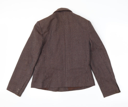 St Micheal Womens Blue Jacket Blazer Size 10