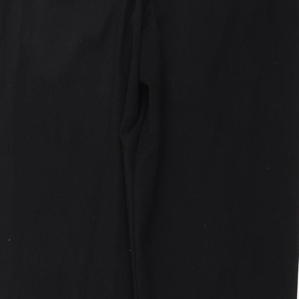 Marks and Spencer Womens Black Trousers Size 10 L28 in