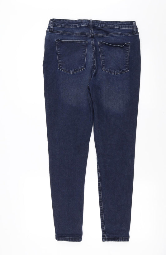 Very Womens Blue Denim Skinny Jeans Size 30 in L28 in - short Leg