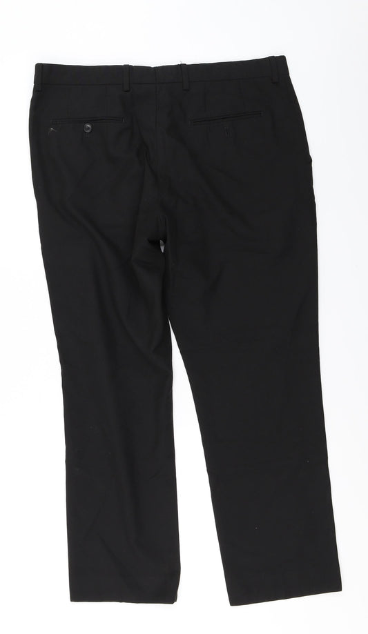 NEXT Womens Black Dress Pants Trousers Size 36 in L27 in