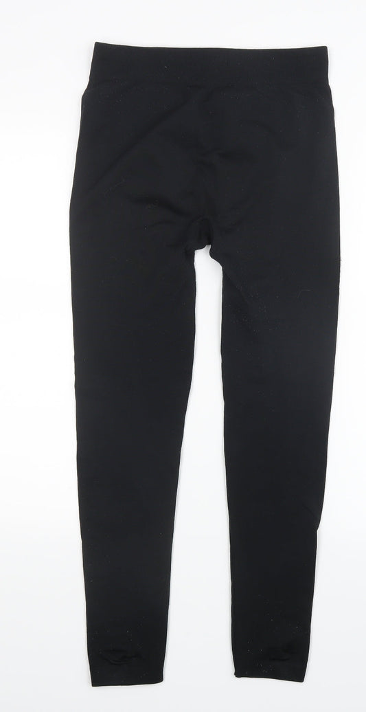 Pebble Bay Womens Black Jogger Trousers Size S L26 in